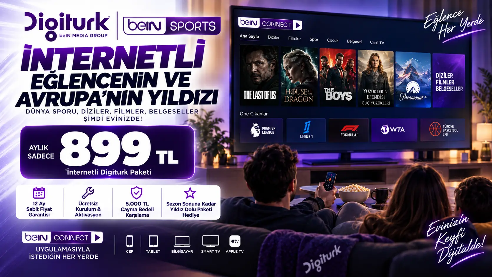 Digiturk İnternetli Eğlencenin ve Avrupanın Yıldızı